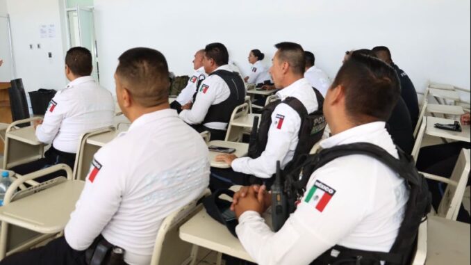 Capacitan a Policías Municipales de Aguascalientes en perspectiva de género