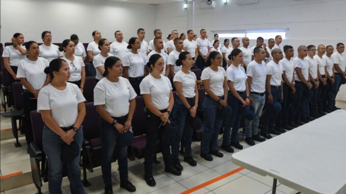 Continúan Cadetes su formación como "Técnico Superior Universitario en Policía Preventiva" en el Municipio de Aguascalientes