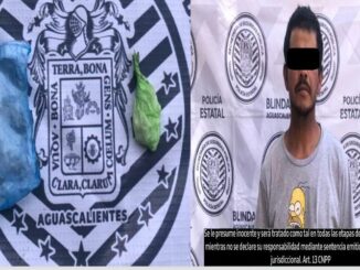 Fue detenido en posesión de droga en el municipio de Jesús María