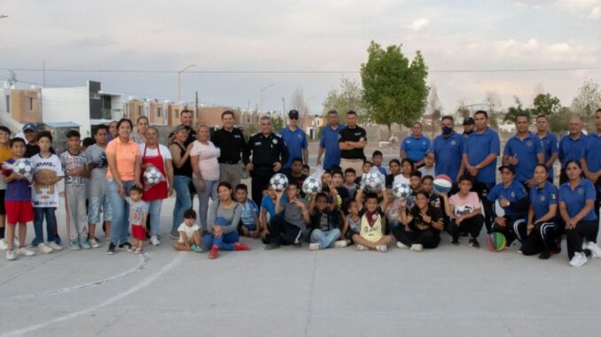 romueve Policía Municipal de Aguascalientes el Programa "Cascareando por la prevención", para que más niños y jóvenes practiquen deporte