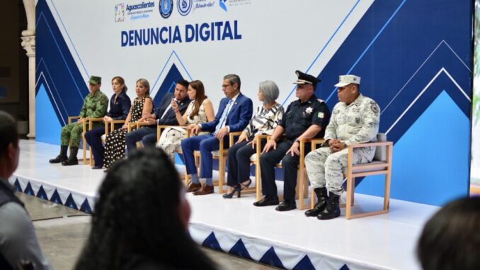Ponen en marcha la "Denuncia Digital"; en Aguascalientes afectados podrán denunciar en el lugar de los hechos