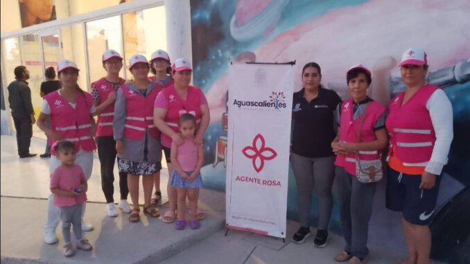 Continúa Municipio de Aguascalientes capacitando a Mujeres como "Agentes Rosas" para combatir la violencia de Género
