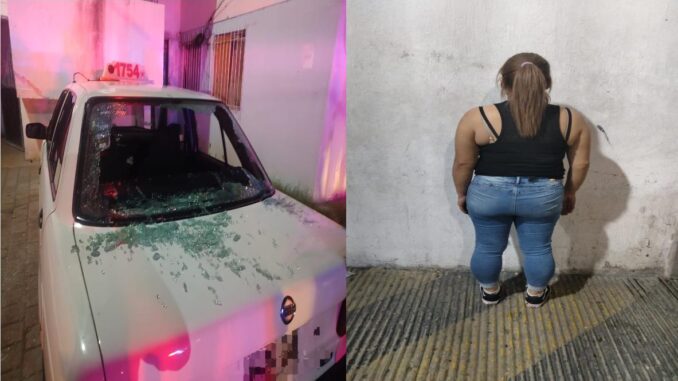 Policías Municipales de Aguascalientes detienen a una persona por el probable delito de daños a la propiedad privada, los hechos ocurrieron en el fraccionamiento Ojocaliente II