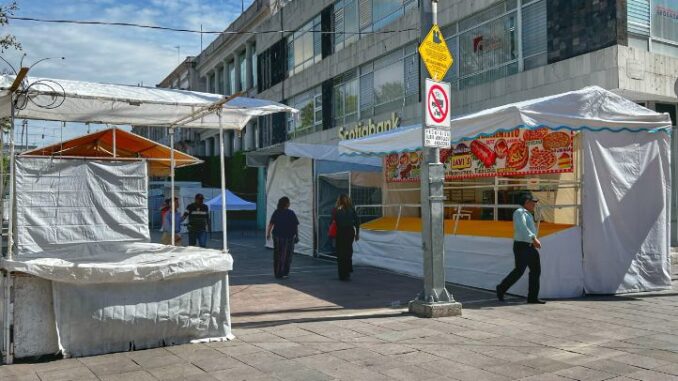 Supervisa Municipio de Aguascalientes preparativos de áreas comerciales para el quincenario en honor a la Virgen de la Asunción