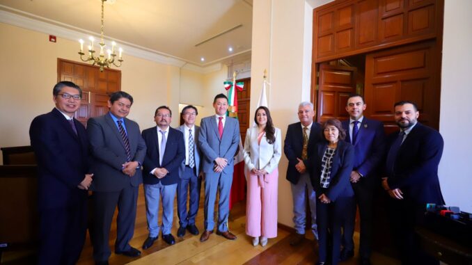 Gobernadora Tere Jiménez y Murata Spring, empresa japonesa, anuncian expansión en Aguascalientes
