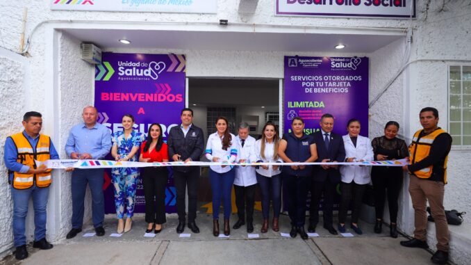Inaugura Gobernadora Tere Jiménez clínica del Seguro de Aguascalientes en la colonia Palomino Dena