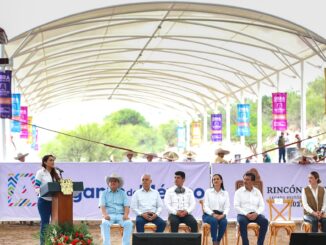Inaugura Gobernadora Tere Jiménez obras de remodelación del Lienzo Charro de Rincón de Romos
