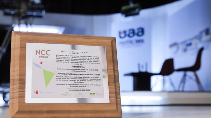 Producciones de Radio y Televisión de la UAA son reconocidas por la Asociación de las Televisiones Educativas y Culturales Iberoamericanas