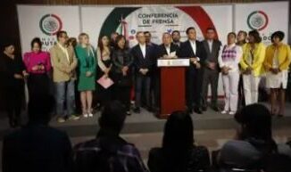 PRD pausa participación a Frente Amplio por México tras resultados de aspirantes