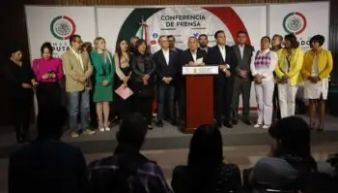 PRD pausa participación a Frente Amplio por México tras resultados de aspirantes