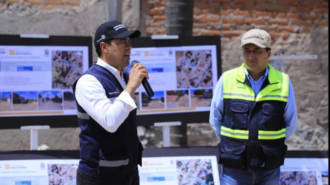Arranca Alcalde del Municipio de Aguascalientes Leo Montañez rehabilitación de infraestructura vial con concreto hidráulico por 8 millones de pesos