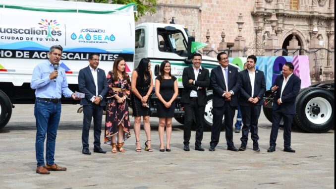 Entrega Municipio de Aguascalientes nuevas unidades para la Secretaría de Servicios Públicos