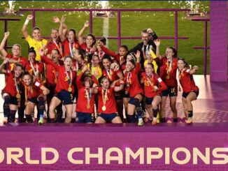 La selección española femenina campeona del mundo tras derrotar a Inglaterra