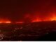 Declaran 'zona catastrófica' por incendio en Tenerife, España