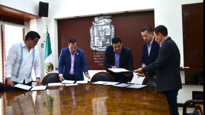 Municipio de Aguascalientes firma Convenio de colaboración con NAFIN