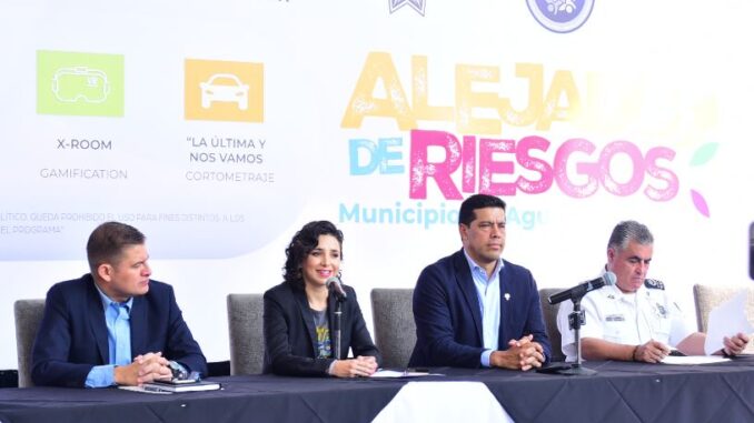 Presenta Municipio de Aguascalientes el Programa de Prevención "Alejado de Riesgos"