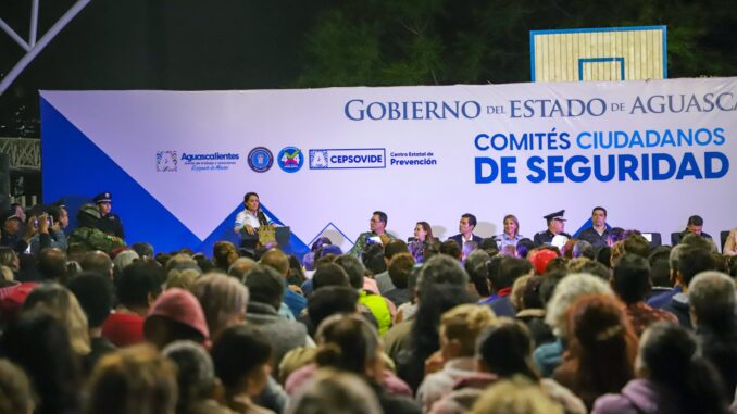 Gobernadora Tere Jiménez, Alcalde Leo Montañez y ciudadanos suman esfuerzos por la Seguridad