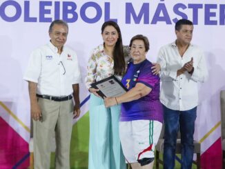 Con la participación de más de 600 equipos inaugura Gobernadora Tere Jiménez el Festival Nacional de Voleibol Máster 2023