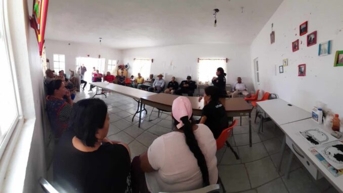 Imparten plática de prevención de violencia y extorsión en Tepezalá