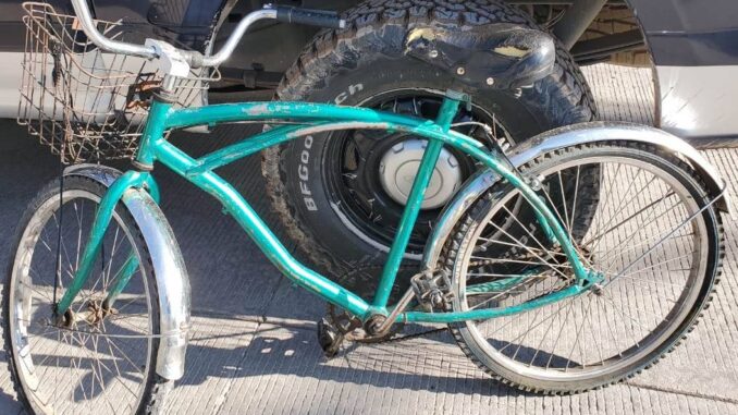 Recuperan una bicicleta robada
