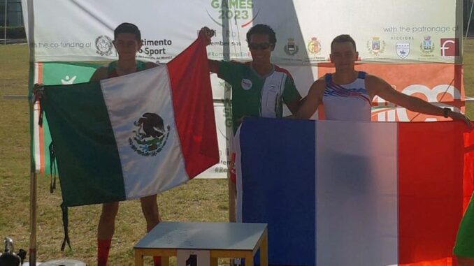 Deportistas de Aguascalientes obtienen Dos Medallas en Atletismo durante Competencias en Italia