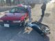 Policías Viales de Aguascalientes atendieron el reporte de un choque desigual ocurrido en calles del fraccionamiento Mirador de las Culturas