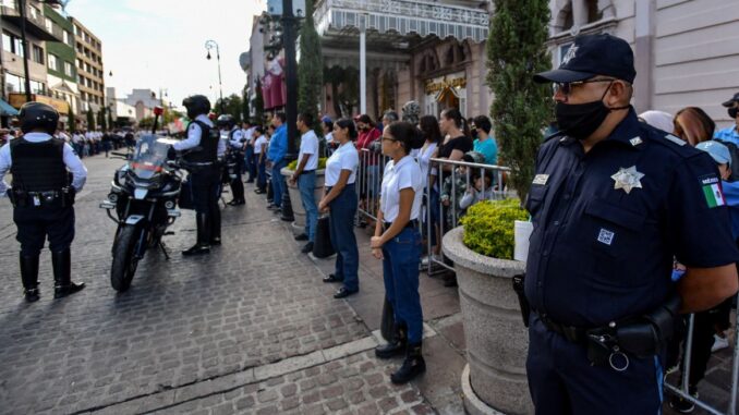 Reforzará Policía Municipal de Aguascalientes vigilancia por festejos patrios