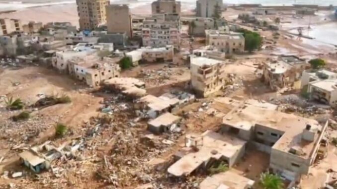 Estiman más de 11 mil muertos y 10 mil desaparecidos en Libia a causa del ciclón Daniel