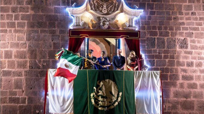 Celebración histórica: 15 de septiembre, Gobernadora Tere Jiménez abre las puertas del Palacio de Gobierno para, junto con el público, festejar la Independencia