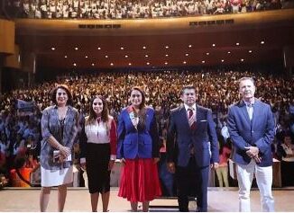Ante 1,100 asistentes, Gobernadora Tere Jiménez inauguró el XXV Festival Nacional de Arte y Cultura de los CECyTES 2023
