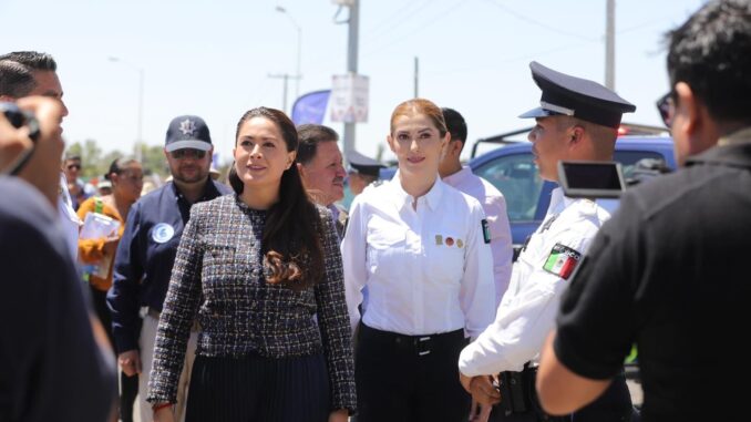 Entrega Gobernadora Tere Jiménez Puerta de Acceso en Asientos para fortalecer Blindaje de las Fronteras del Estado