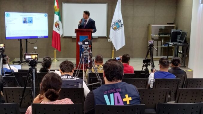 Resultados de la SSPE en Aguascalientes, expuestos en Rueda de Prensa por el Secretario Manuel Alonso García