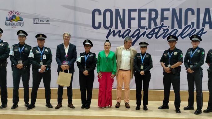 Participan elementos de la Policía Turística en conferencias sobre Enoturismo