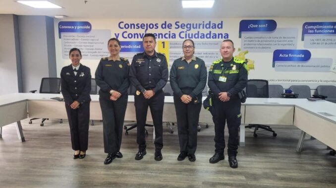 Realiza Secretario de Seguridad Pública del Estado gira de trabajo por Colombia