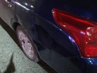 Choque que se registró en calles del fraccionamiento Ojocaliente fue intervenido por Policías Viales de Aguascalientes