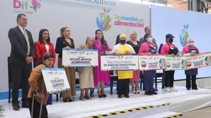 Gobernadora Tere Jiménez encabeza la Conmemoración del Día Mundial de la Alimentación