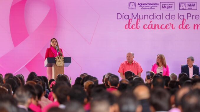 Gobernadora Tere Jiménez anuncia la llegada de Mastógrafos que reforzarán labores de prevención, en el marco del Día Mundial contra el Cáncer de Mama