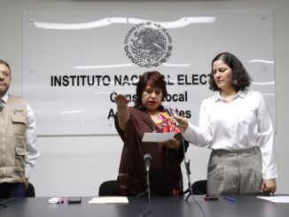 Rinde protesta Vocal Ejecutiva de la Delegación del INE en Aguascalientes