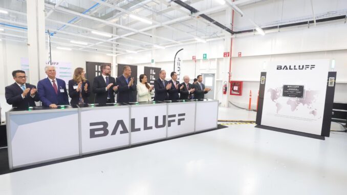 Inaugura Gobernadora Tere Jiménez la nueva Planta de la empresa Balluf en Aguascalientes
