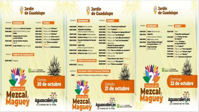 Asiste y participa en el Segundo Festival del Mezcal y Maguey