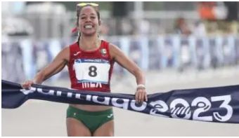 'Luché y luché hasta el final', dice la mexicana Citlali Cristian tras obtener oro y récord en maratón