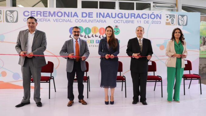 Inaugura Gobernadora Tere Jiménez Guardería Vecinal del IMSS en el oriente de la capital