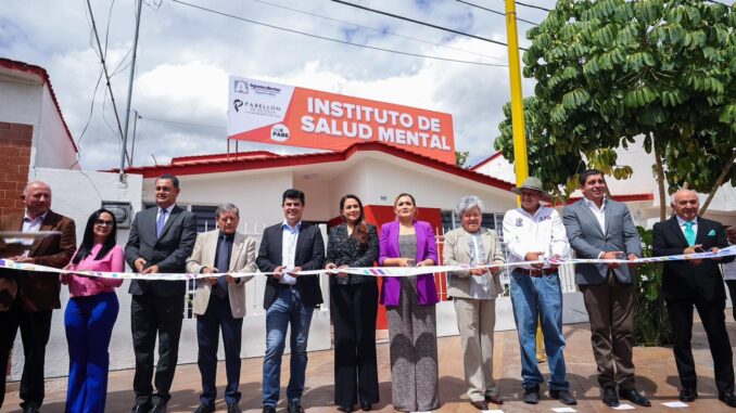 Inaugura Gobernadora Tere Jiménez Centros para la Atención de la Salud Mental en Pabellón de Arteaga, Jesús María y Rincón de Romos