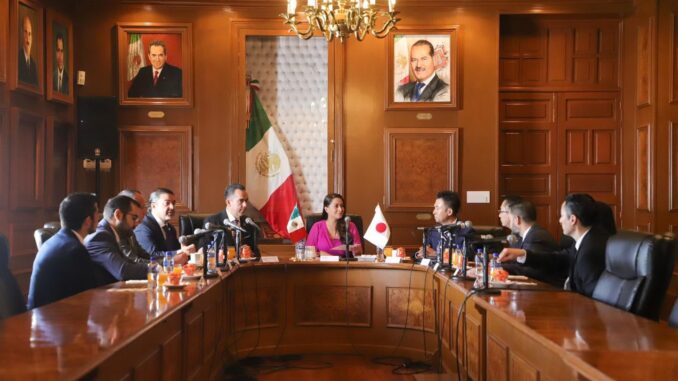 Anuncia Gobernadora Tere Jiménez expansión Japonesa; las inversiones en Aguascalientes tienen certeza