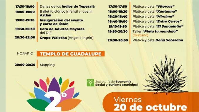 2º Festival del Mezcal y el Maguey en el Municipio de Aguascalientes