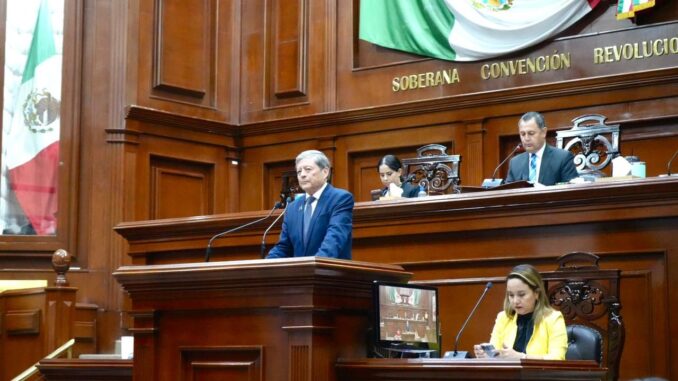 Rubén Galaviz Tristán detalló en el Congreso del Estado los avances en materia de Salud