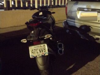 Capturan a una persona con una motocicleta robada