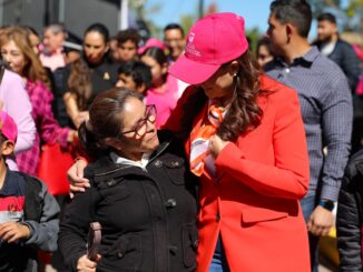 Inaugura Gobernadora Tere Jiménez Casa Rosa en Jesús María y Toma Protesta a 800 Agentes Rosas