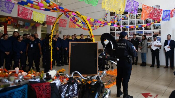 Celebraron Concurso de Altares de Muertos en el Instituto Superior de Seguridad Pública Municipal de Aguascalientes