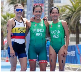 Panamericanos 2023: México domina y hace historia en el triatlón femenil